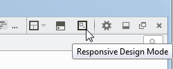 Firefox Responsive Design Mode icon