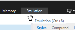 IE Emulation icon
